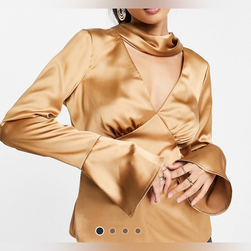 ASOS design satin blouse